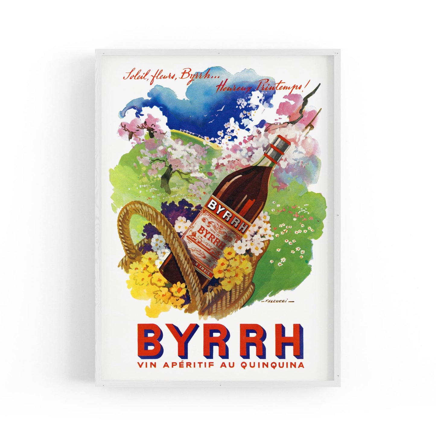 Spring Byrrh by Robert Falcucci | Framed Vintage Poster