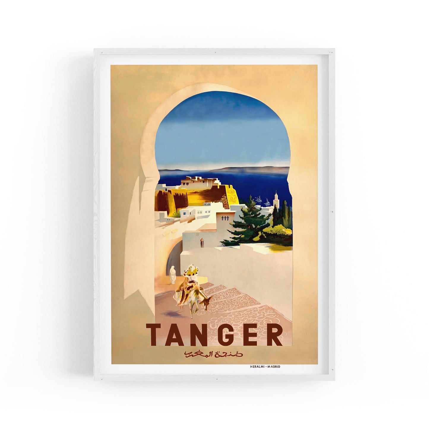 Tanger, Morocco | Framed Vintage Travel Poster