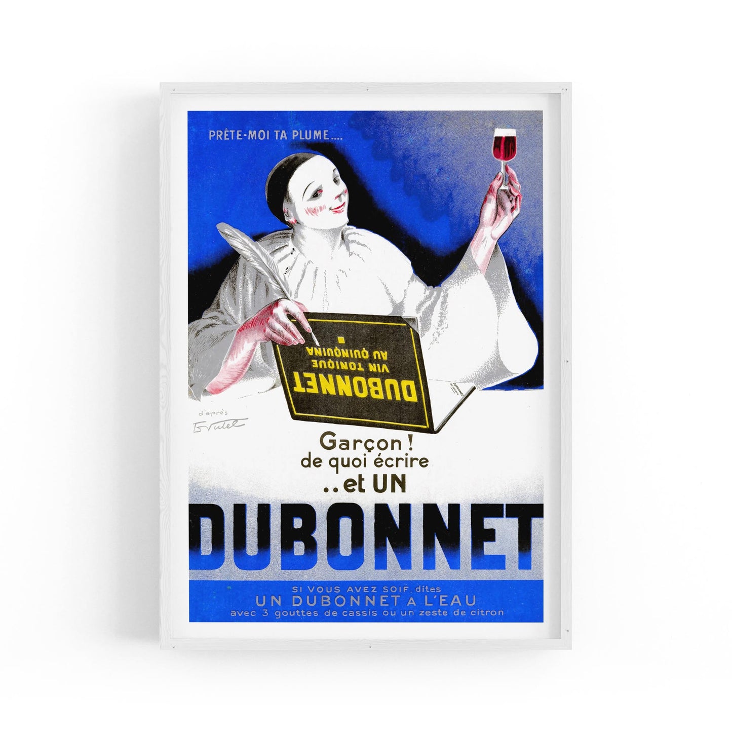 Dubonnet Aperitif by Carl Viertel | Framed Vintage Poster