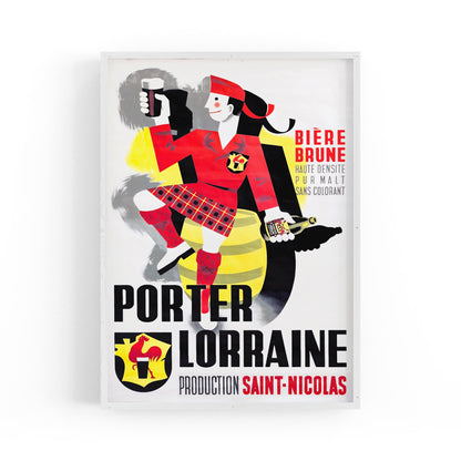 Porter Lorraine Beer | Framed Vintage Poster