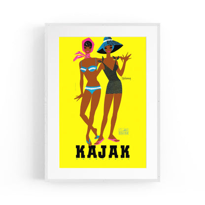 French Fashion "Kojak" Summer | Framed Vintage Poster