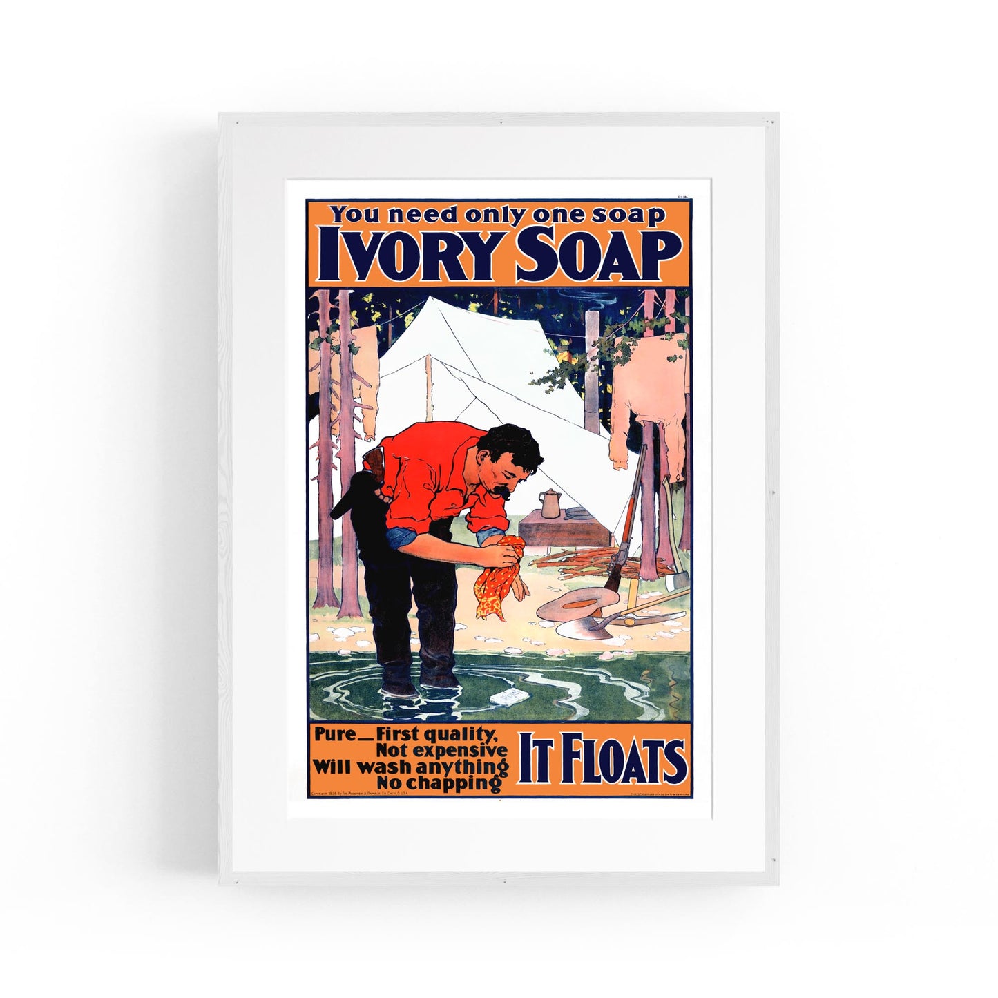 Ivory Soap Laundry | Framed Vintage Poster