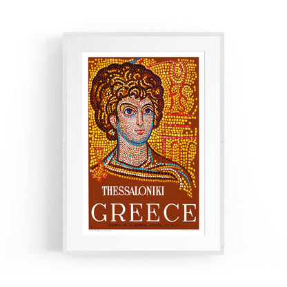 Thessaloniki, Greece "Church of St. George Mosaic" | Framed Vintage Travel Poster