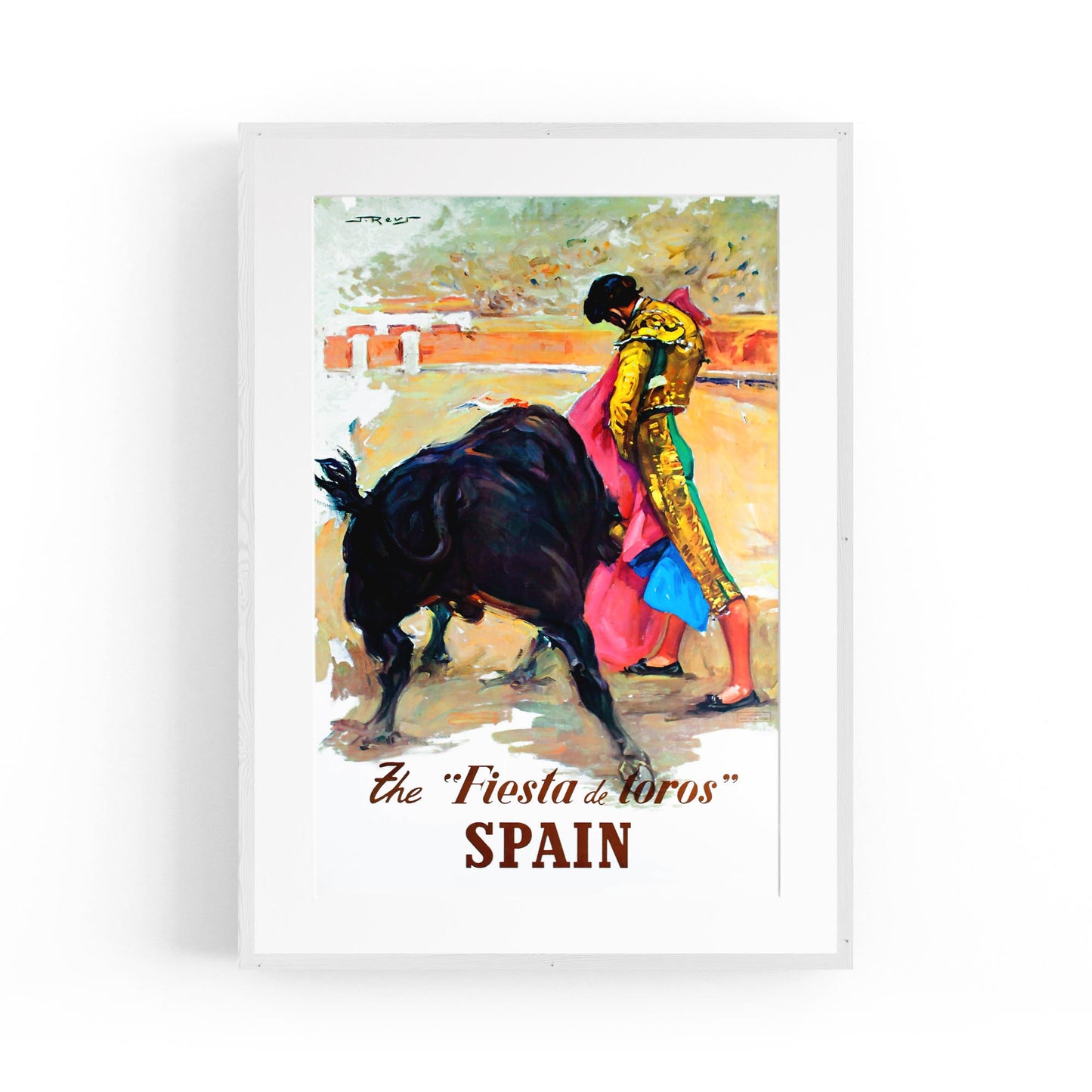 Spain by J. Reus | Framed Vintage Travel Poster