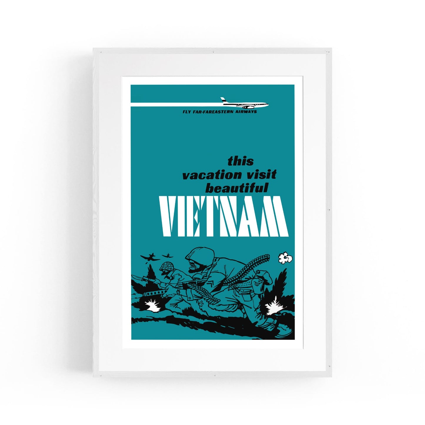 Vietnam (Satire) | Framed Vintage Travel Poster