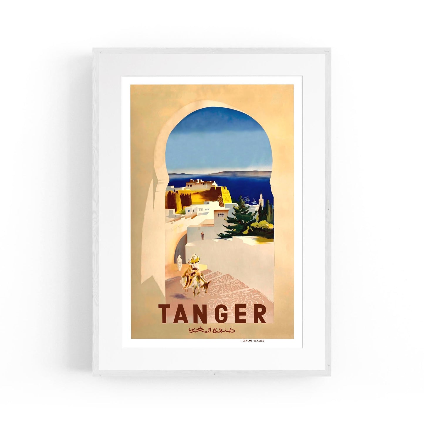 Tanger, Morocco | Framed Vintage Travel Poster