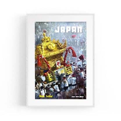 Shrine Festival, Japan | Framed Vintage Travel Poster