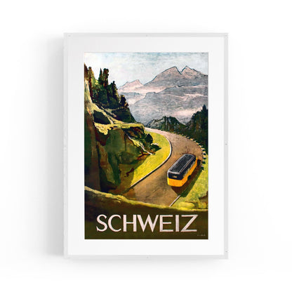 Switzerland by Victor Surbek | Framed Vintage Travel Poster