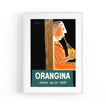 Orangina Meiux Qu'un Soda Drink | Framed Vintage Poster