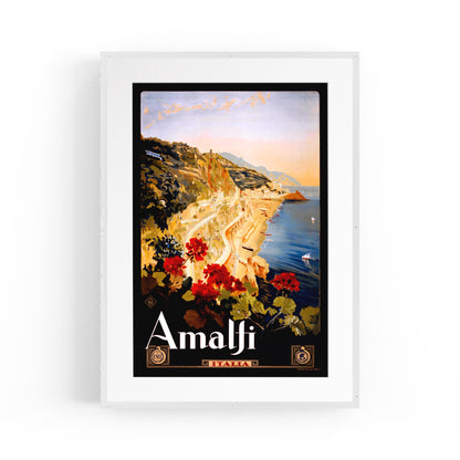 Amalfi, Italy | Framed Vintage Travel Poster