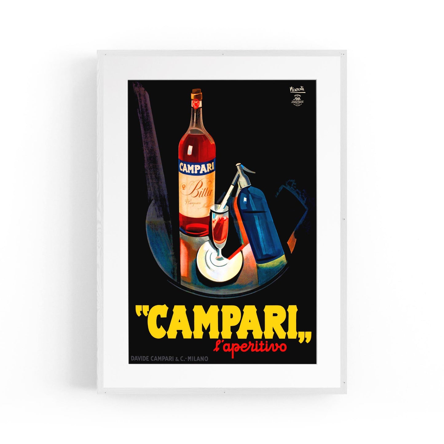 Campari by Marcello Nizzoli | Framed Vintage Poster