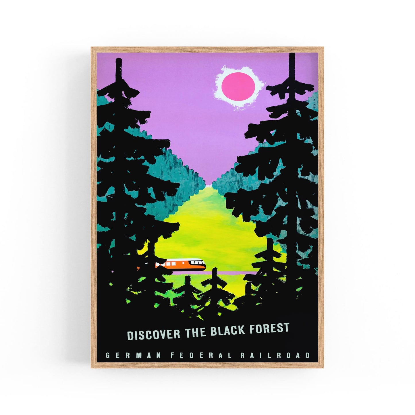 The Black Forest, Germany | Framed Vintage Travel Poster