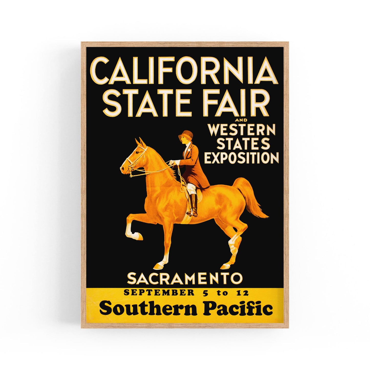 California State Fair | Framed Vintage Travel Poster
