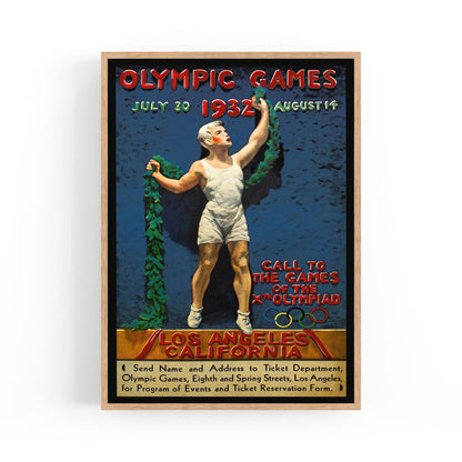Los Angeles Olympics by Julio Kilenyi | Framed Vintage Travel Poster