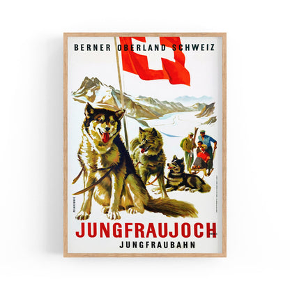 Jungfrau, Switzerland | Framed Vintage Travel Poster