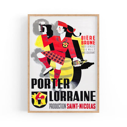 Porter Lorraine Beer | Framed Vintage Poster
