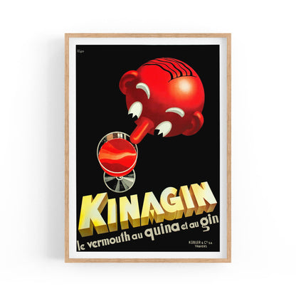 Kinagin Vermouth by Eugene Patkevitch | Framed Vintage Poster