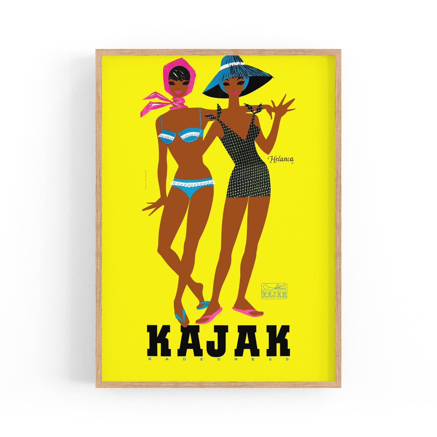 French Fashion "Kojak" Summer | Framed Vintage Poster