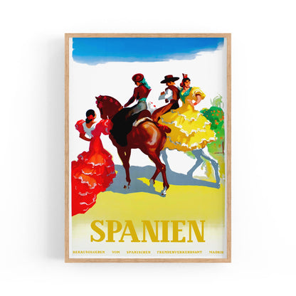 Flamenco Culture, Spain | Framed Vintage Travel Poster