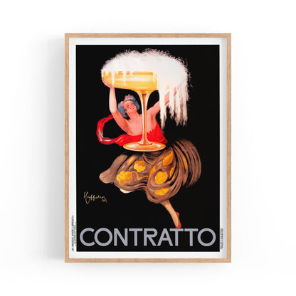 Contratto Drink by Leonetto Cappiello | Framed Vintage Poster