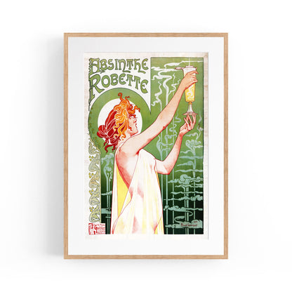 Absinthe Robette Alcohol Spirit | Framed Vintage Poster