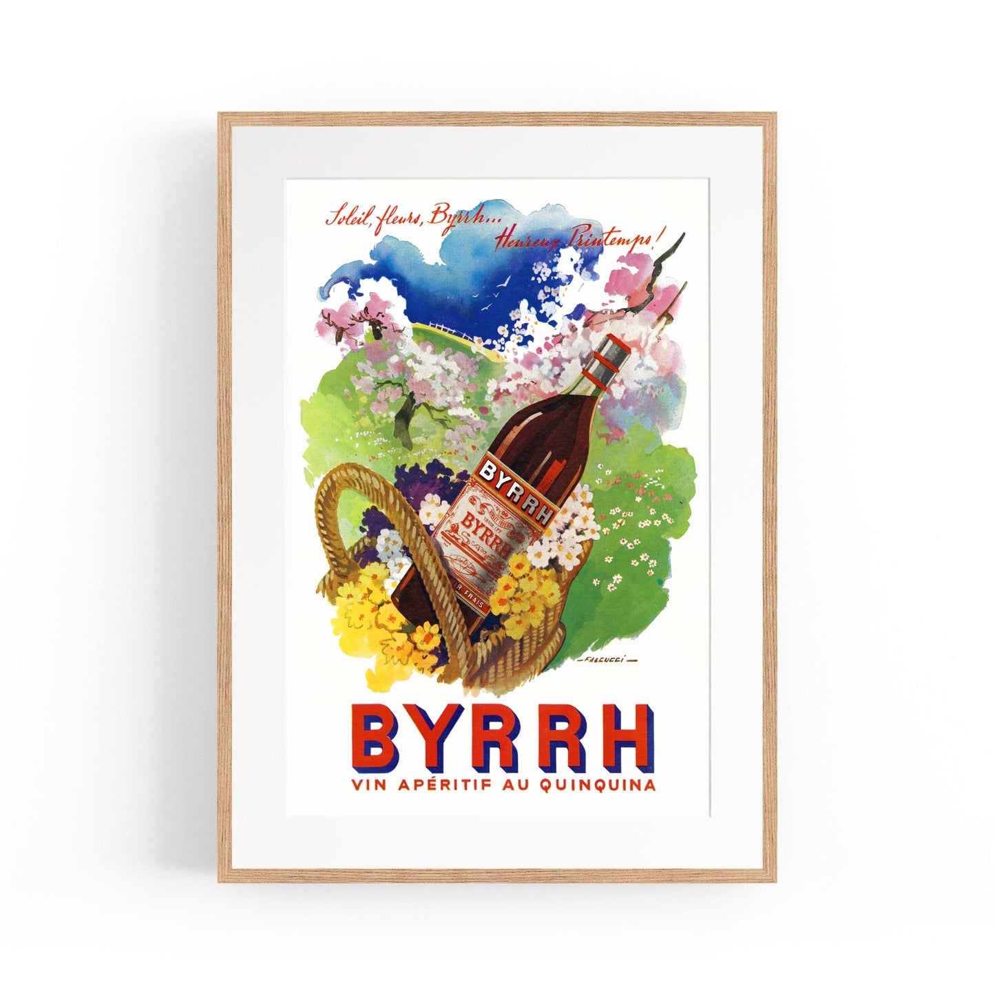 Spring Byrrh by Robert Falcucci | Framed Vintage Poster