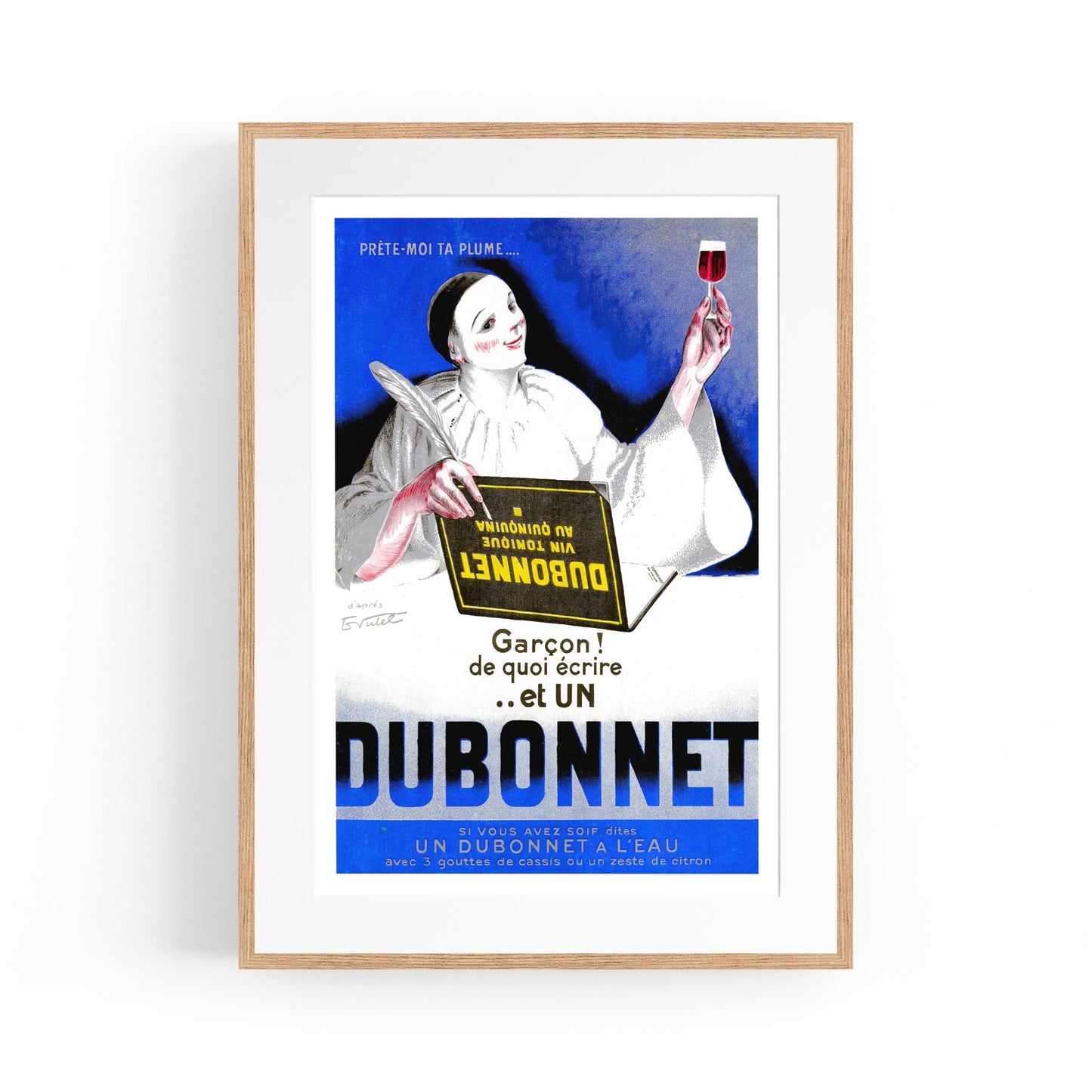 Dubonnet Aperitif by Carl Viertel | Framed Vintage Poster