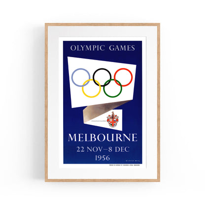 Melbourne 1956 Olympic Games Sports | Framed Vintage Poster