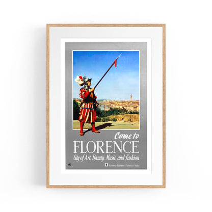 Florence, Italy | Framed Vintage Travel Poster