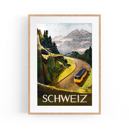 Switzerland by Victor Surbek | Framed Vintage Travel Poster