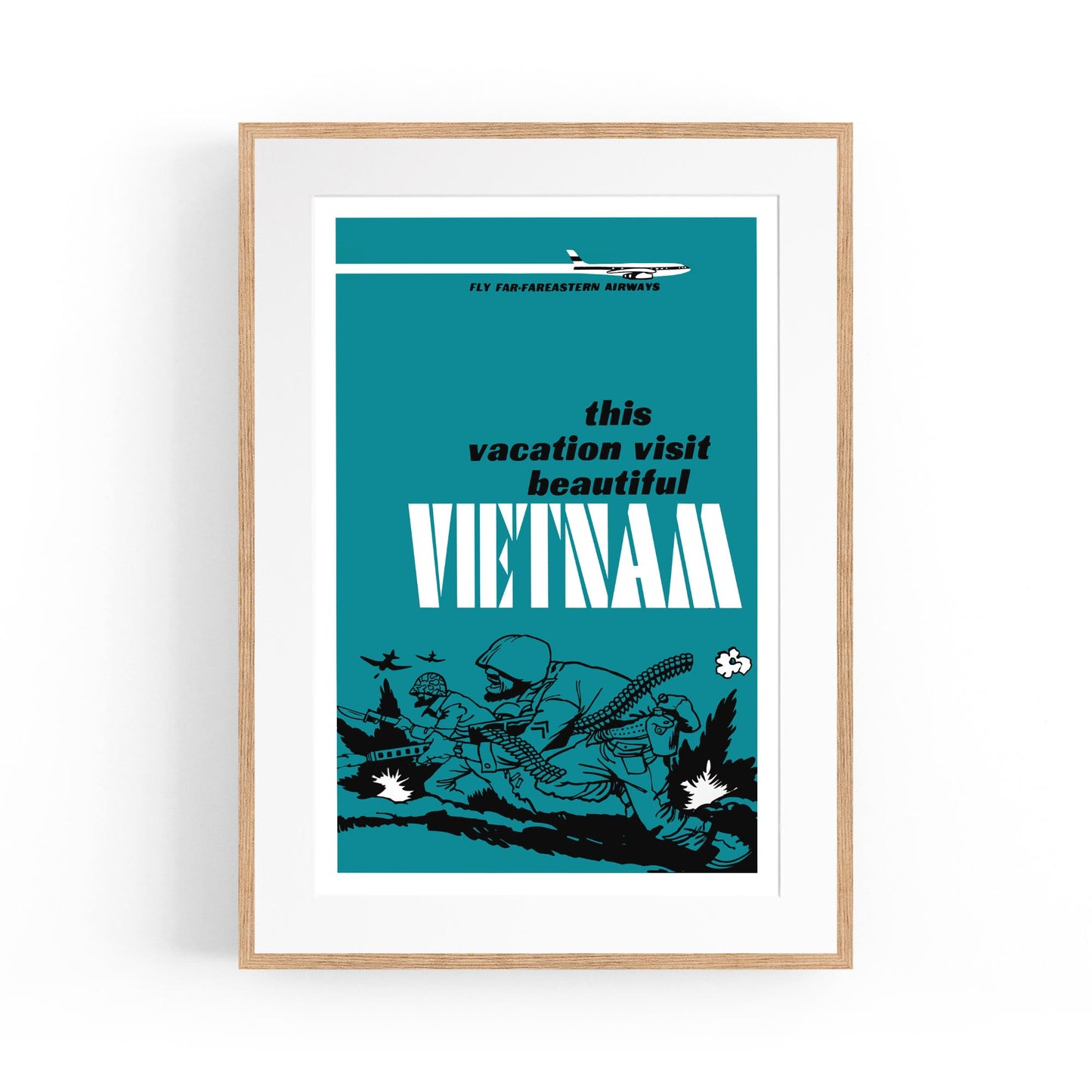 Vietnam (Satire) | Framed Vintage Travel Poster