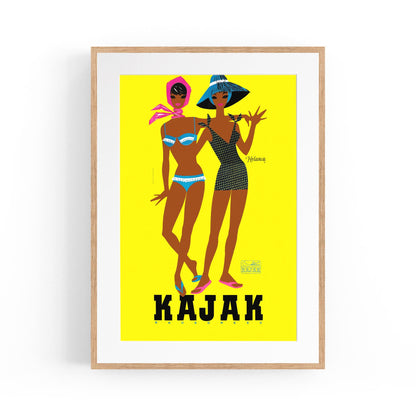 French Fashion "Kojak" Summer | Framed Vintage Poster