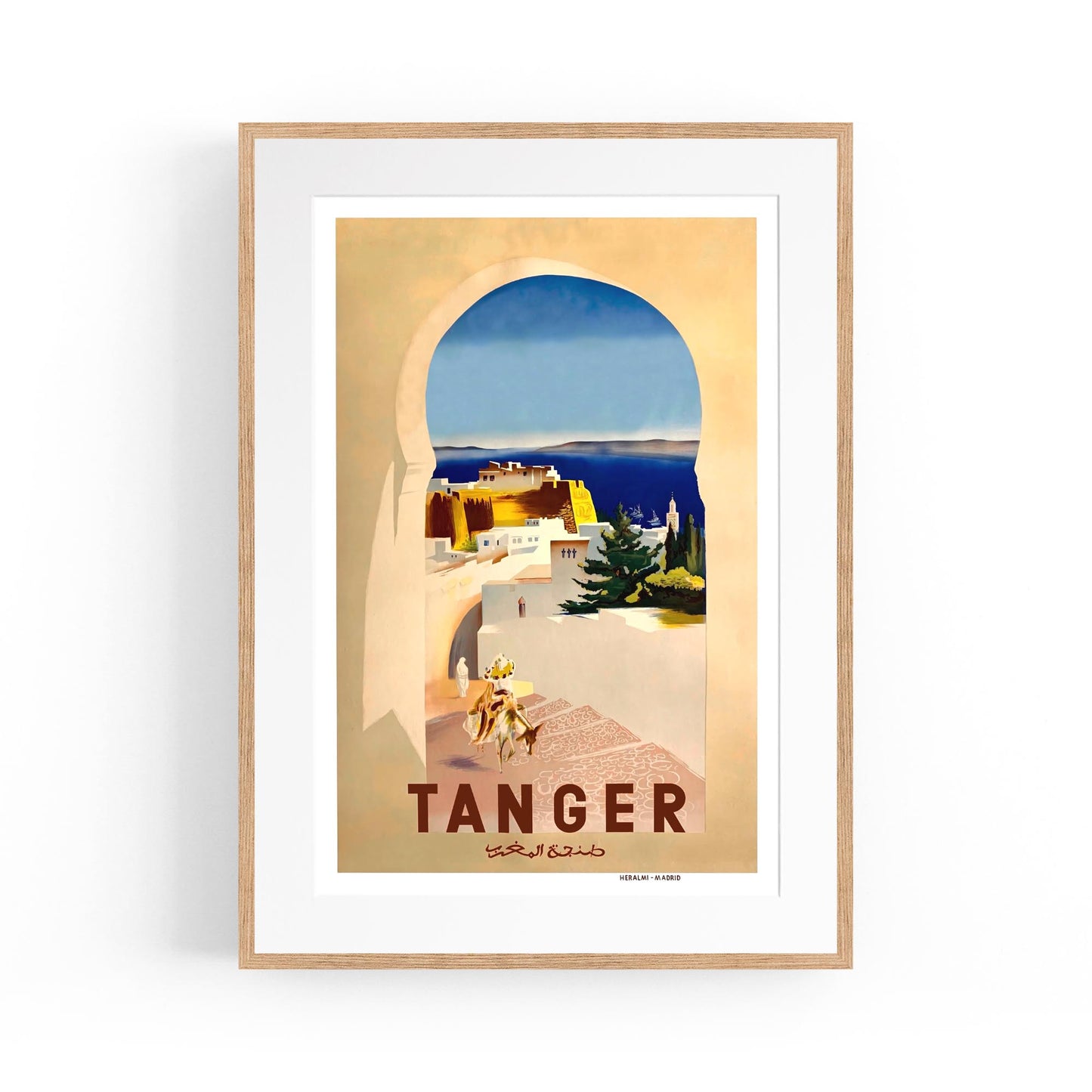 Tanger, Morocco | Framed Vintage Travel Poster