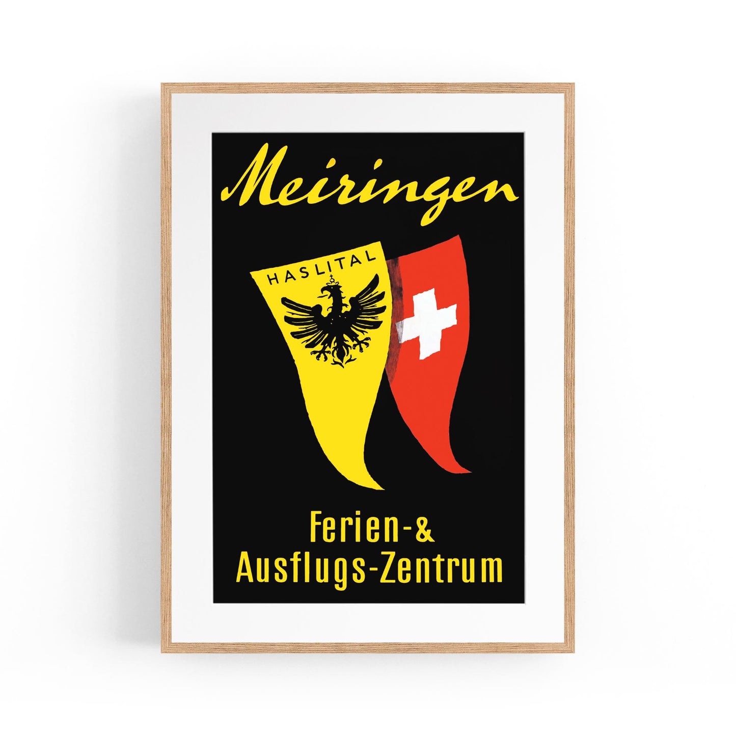 Meiringen, Switzerland | Framed Vintage Travel Poster