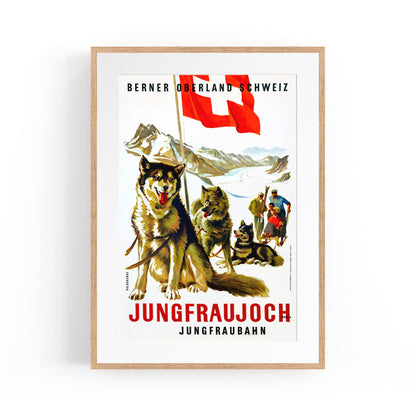 Jungfrau, Switzerland | Framed Vintage Travel Poster