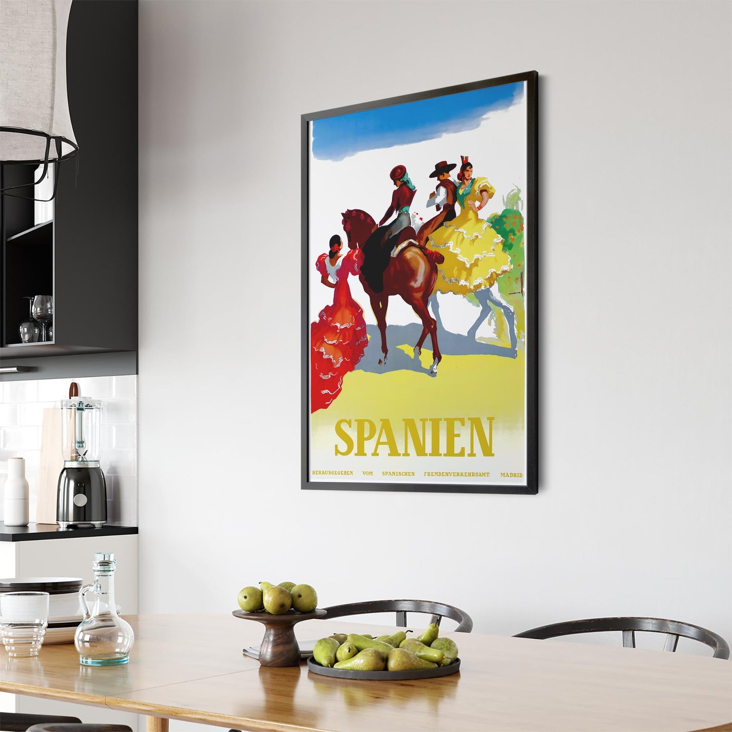 Flamenco Culture, Spain | Framed Vintage Travel Poster