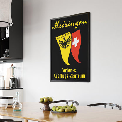 Meiringen, Switzerland | Framed Vintage Travel Poster