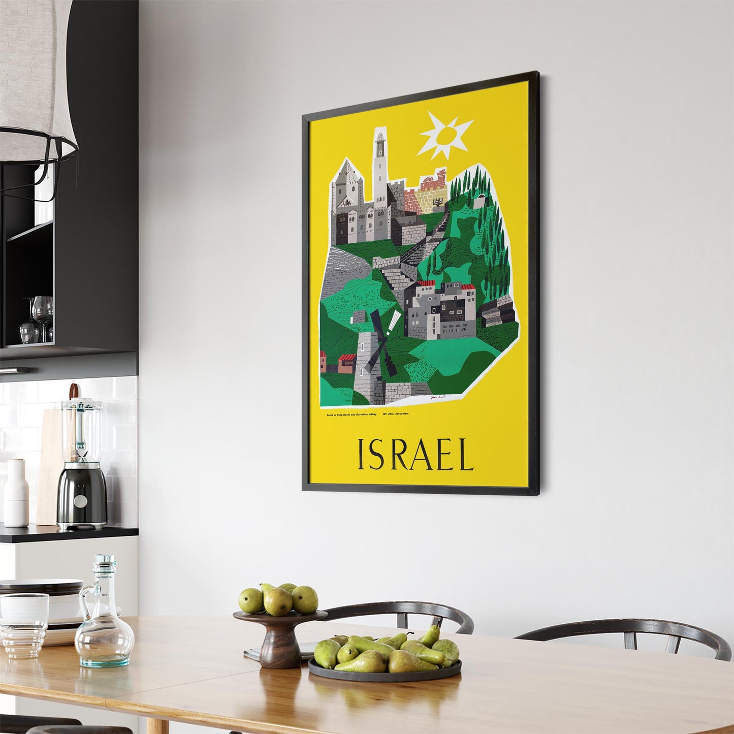 Israel by Jean David | Framed Vintage Travel Poster