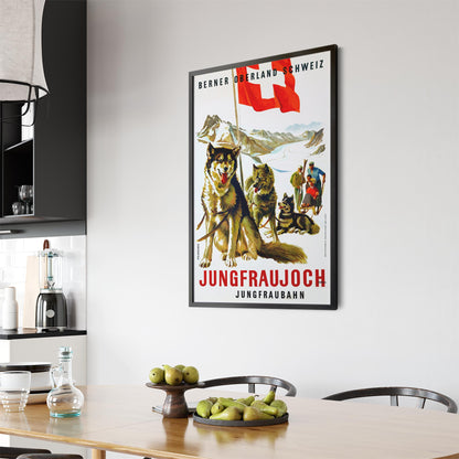 Jungfrau, Switzerland | Framed Vintage Travel Poster