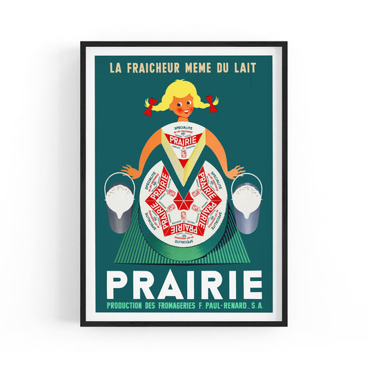 Prairie Dairy | Framed Vintage Food Poster