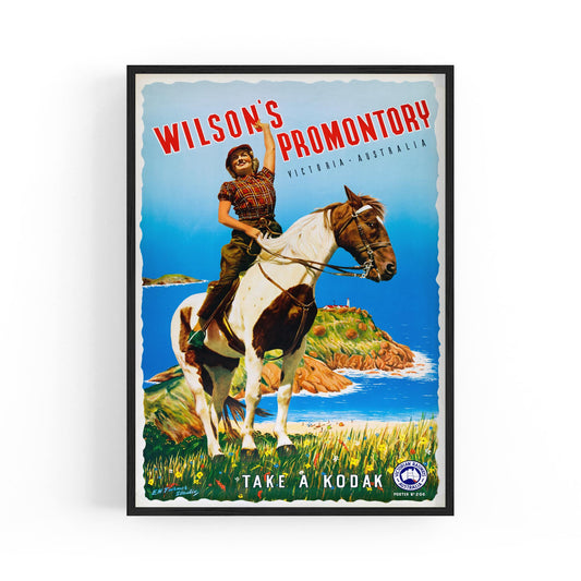 Wilson's Promontory, Victoria Australia "Take a Kodak" | Framed Vintage Poster