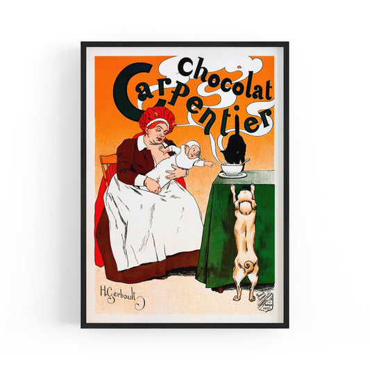 Chocolat Carpentier French | Framed Vintage Poster