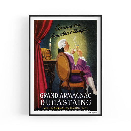 Grand Armagnac DuCastaing | Framed Vintage Poster