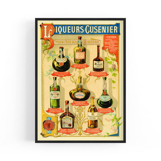 Liqueurs Cusenier | Framed Vintage Poster