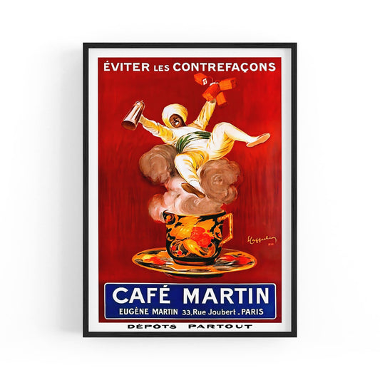 Cafe Martin by Leonetto Cappiello | Framed Vintage Poster