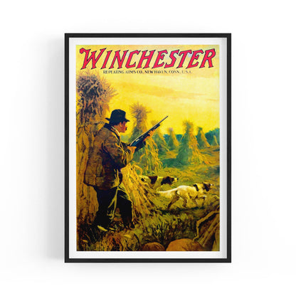 Winchester Firearms & Hunting | Framed Vintage Poster