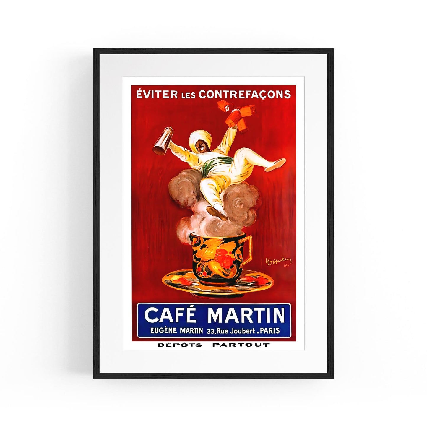 Cafe Martin by Leonetto Cappiello | Framed Vintage Poster