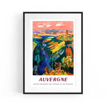 Auvergne, France - French National Railway | Framed Vintage Travel Poster