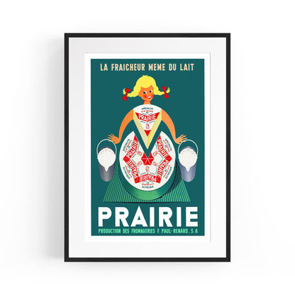 Prairie Dairy | Framed Vintage Food Poster