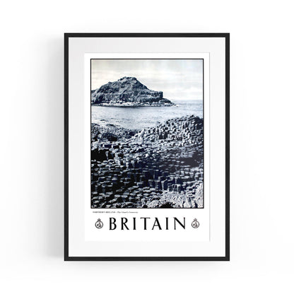 Giant's Causeway, Northern Ireland | Framed Vintage Travel Poster
